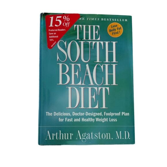 The South Beach Diet by Arthur Agatston Hardcover Book - Picture 1 of 4